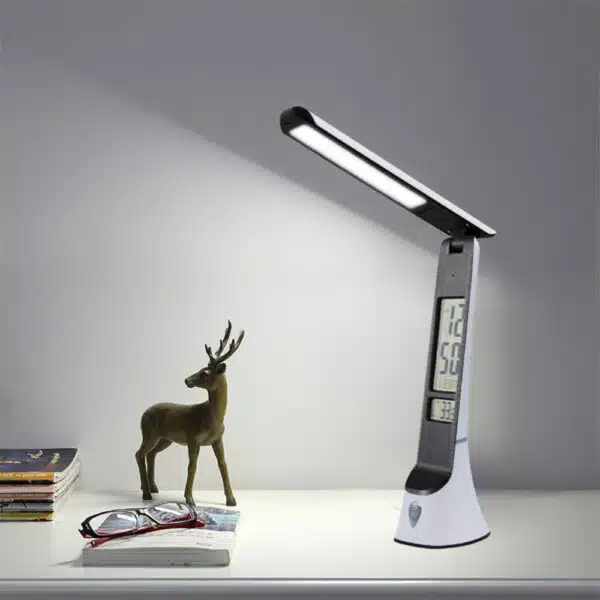 Lampe de bureau LED blanche Calendar - Nos lampes de bureau