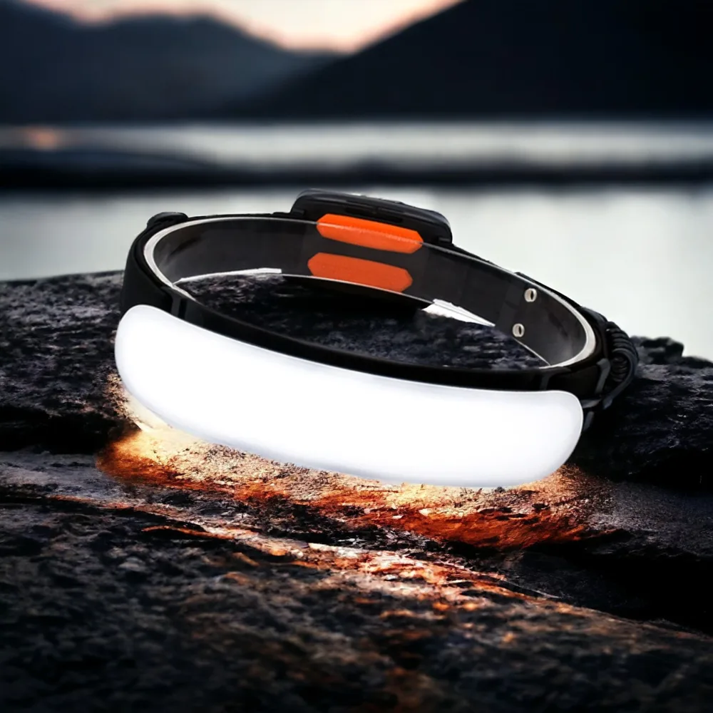 Gleamer-4 wide-angle cordless headlamp