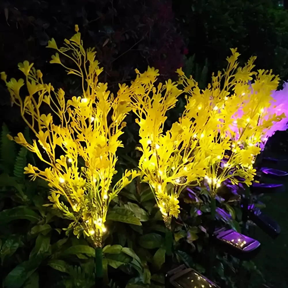 Lampe solaire sur tige Foliage (x2)